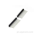 Cabeçalho de pino de 3,5 mm de fileira única reta 8P